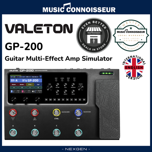 Valeton GP-200 Guitar Multi-Effect Amp Simulator (Black)