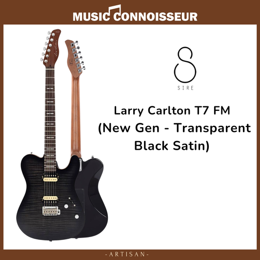 Sire Larry Carlton T7 FM Electric Guitar (New Gen - Transparent Black Satin)