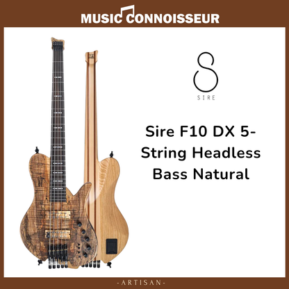 Sire Marcus Miller F10 DX 5-String Headless Bass (Natural)