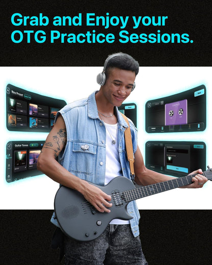 ENYA NOVA GO Sonic Electric Guitar (Black)