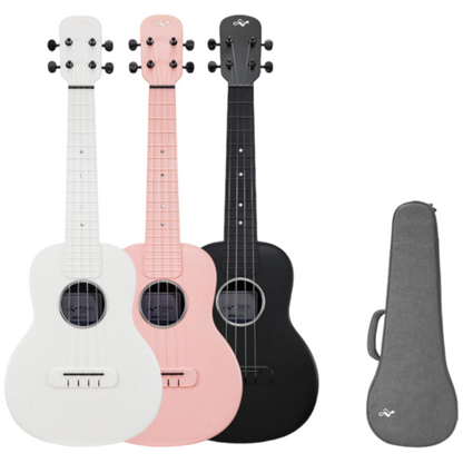 TOM Music N1 23" Carbon Composite Ukulele (White)